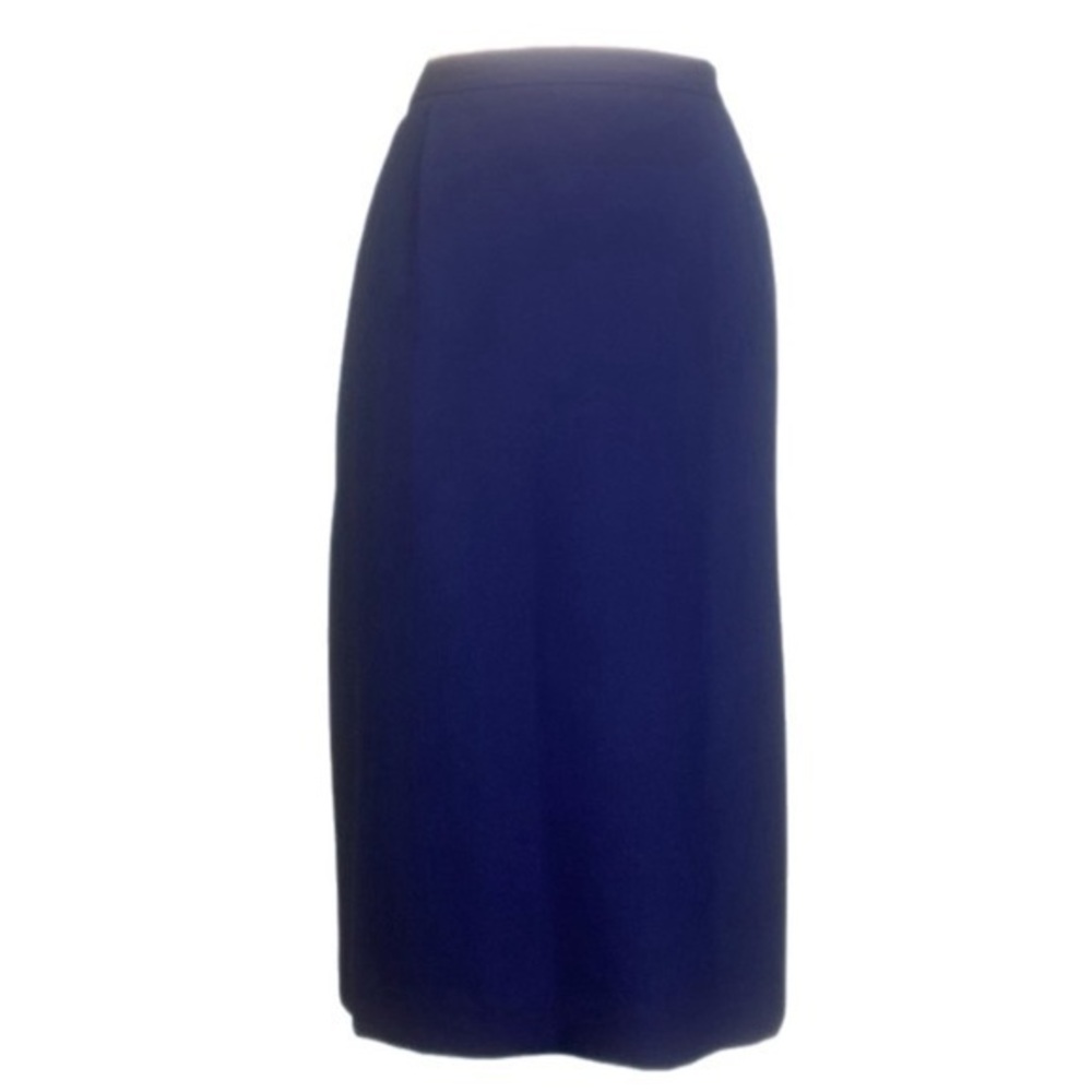 PENDLETON Vintage (circa 1990’s) blue straight skirt with POCKETS!! Size 16. EUC
